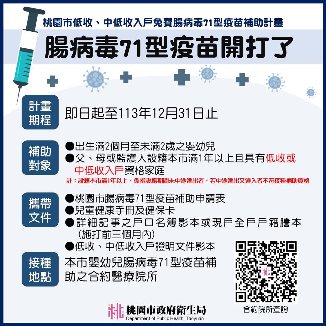 腸病毒相關疫苗，有